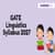 GATE Linguistics Syllabus 2026 (Out) - Download Topics Wise Syllabus PDF